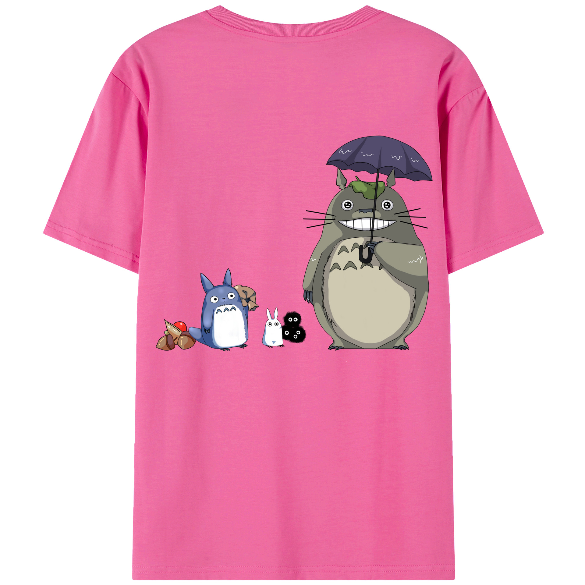 （画像用） となりのトトロ 草壁メイ 草壁サツキ My Neighbor Totoro Satsuki Kusakabe Mei Kusakabe レディース半袖Tシャツ(バックプリント)